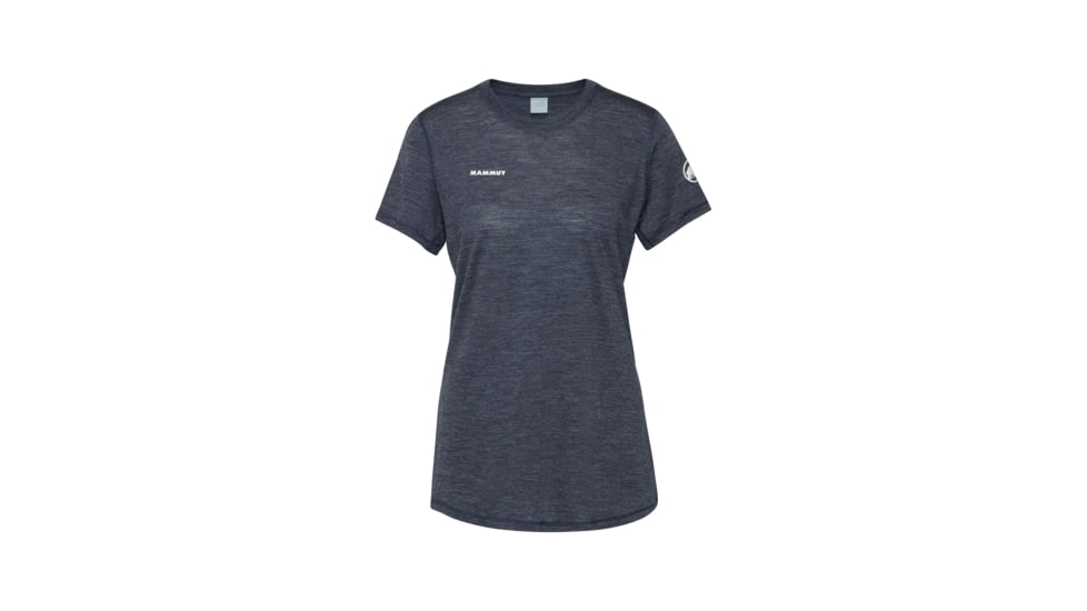 Mammut Tree Wool FL T-Shirt - Womens, Marine Melange, M, 1017-06670-5784-114