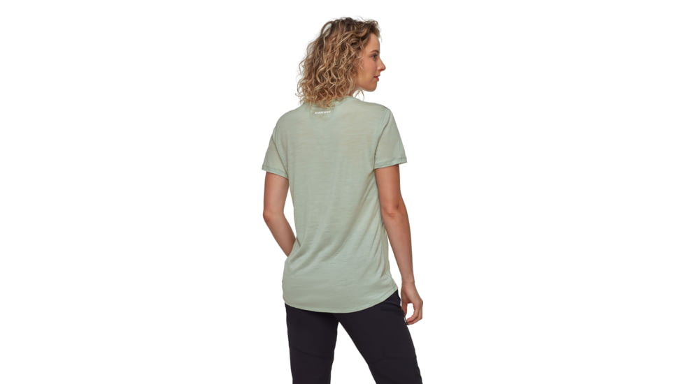 Mammut Tree Wool FL T-Shirt - Womens, Silver Sage Melange, XL, 1017-06670-1296-116