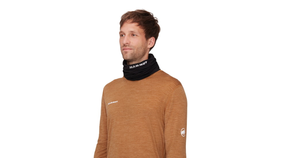 Mammut Tree Wool Neck Gaiter, Black, one size, 1191-01940-0001-1