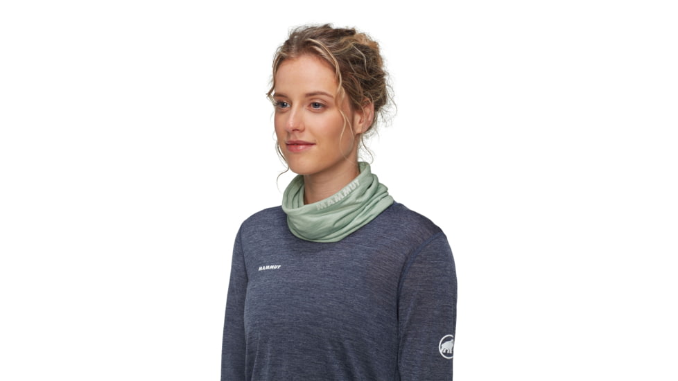 Mammut Tree Wool Neck Gaiter, Silver Sage, one size, 1191-01940-1288-1