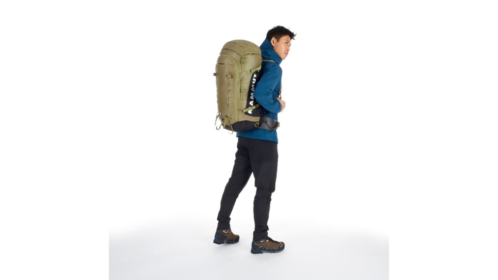 Mammut Trion Spine 50L Climbing Packs - Mens, Olive/Black, 2520-00870-4073-150