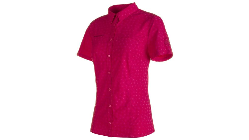 Mammut Trovat Advanced Short Sleeve Shirt - Women's-Magenta-Small