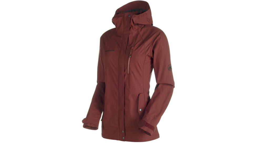 Mammut Trovat Guide SO Hooded Jacket - Women's-Maroon-Large