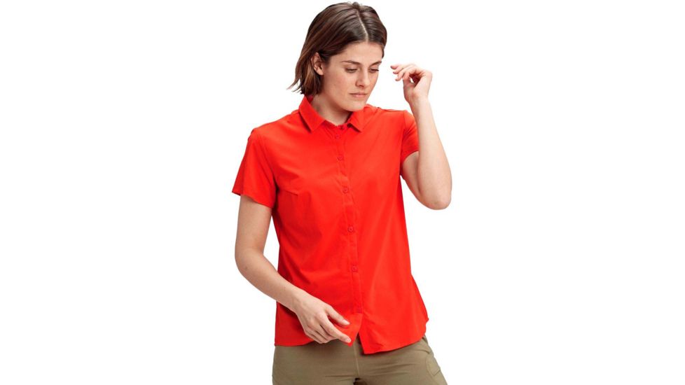 Mammut Trovat Light Shirt - Womens, Poinciana, Medium, 1015-00032-3606-114