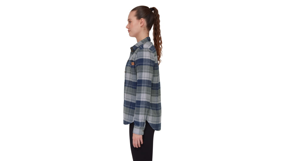 Mammut Trovat Longsleeve Shirt - Womens, Steel-Marine, L, 1015-01361-00735-115
