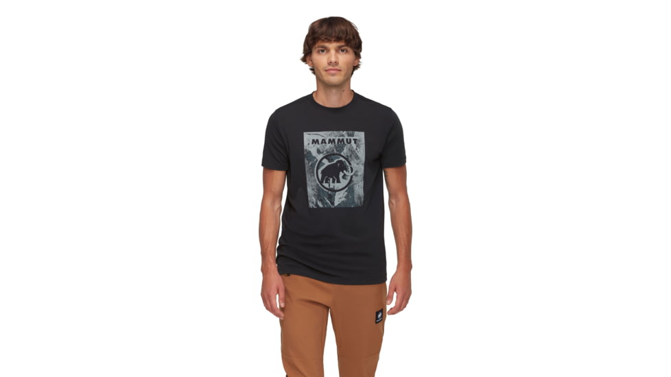 Mammut Trovat T-Shirt - Mens, Black, L, 1017-06470-0001-115