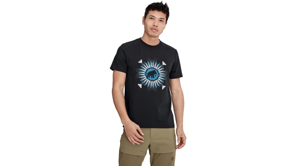 Mammut Trovat T-Shirt - Men's, 2XL, Black Prt1, 1017-09863-00253-117