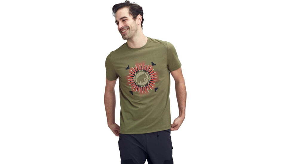 Mammut Trovat T-Shirt - Men's, Small, Olive, 1017-09863-40079-113