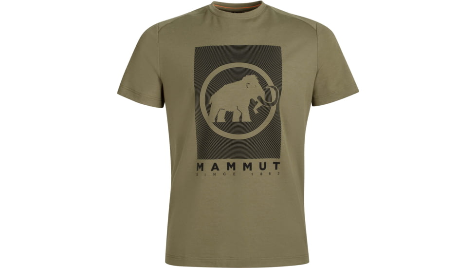 Mammut Trovat T-Shirt - Men's, 2XL, Olive Prt2, 1017-09863-40080-117