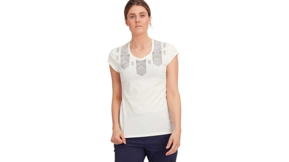 Mammut Trovat T-Shirt - Women's, Large, Bright White, 1017-01051-00229-115