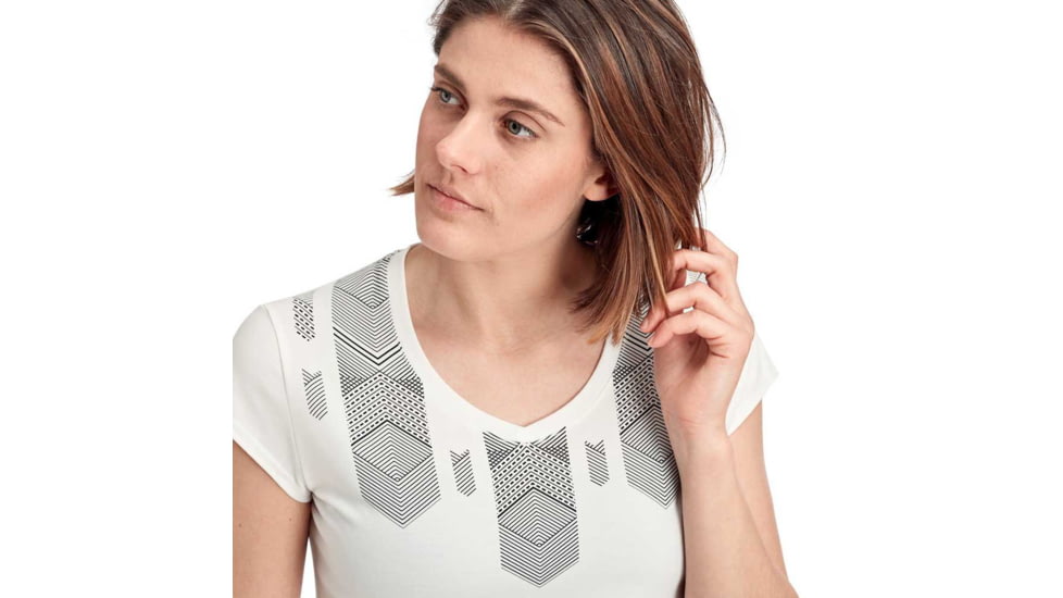 Mammut Trovat T-Shirt - Women's, Large, Bright White, 1017-01051-00229-115