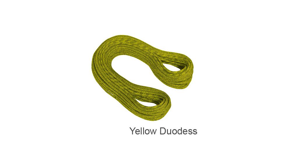Mammut Tusk 9.8mm - 60M Yellow Bicolor Superdry