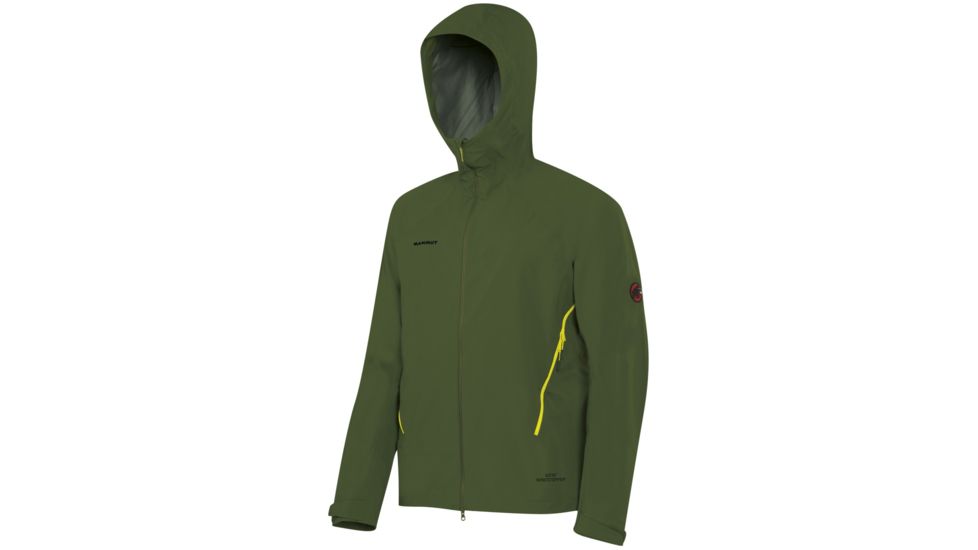 Mammut Ultimate Alpine SO Hooded Jacket - Men's-Seaweed-Small