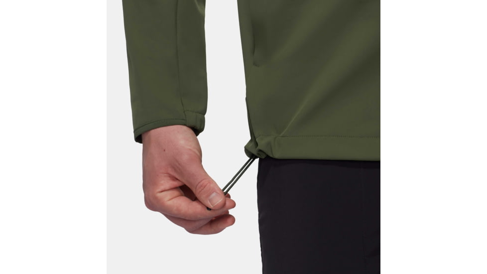 Mammut Ultimate Comfort SO Hooded Jacket - Mens, Dark Marsh, Large, 1011-01910-40284-115