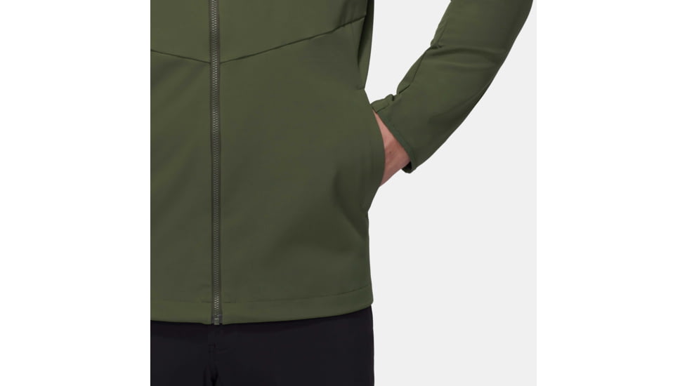 Mammut Ultimate Comfort SO Hooded Jacket - Mens, Dark Marsh, Large, 1011-01910-40284-115