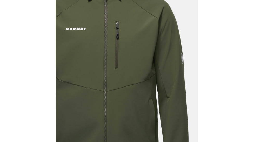 Mammut Ultimate Comfort SO Hooded Jacket - Mens, Dark Marsh, Large, 1011-01910-40284-115