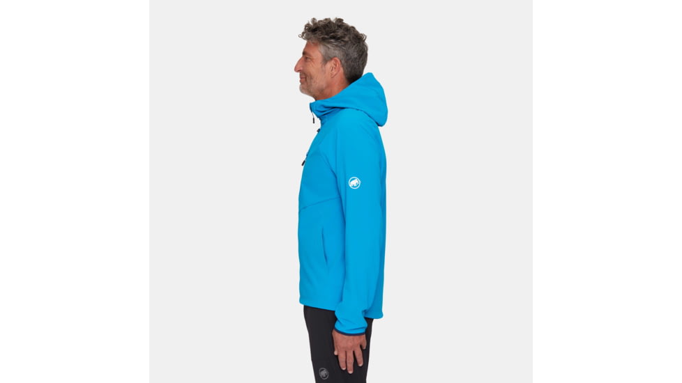 Mammut Ultimate Comfort SO Hooded Jacket - Mens, Glacier Blue, Extra Large, 1011-01910-50589-116
