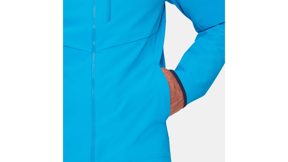 Mammut Ultimate Comfort SO Hooded Jacket - Mens, Glacier Blue, Extra Large, 1011-01910-50589-116