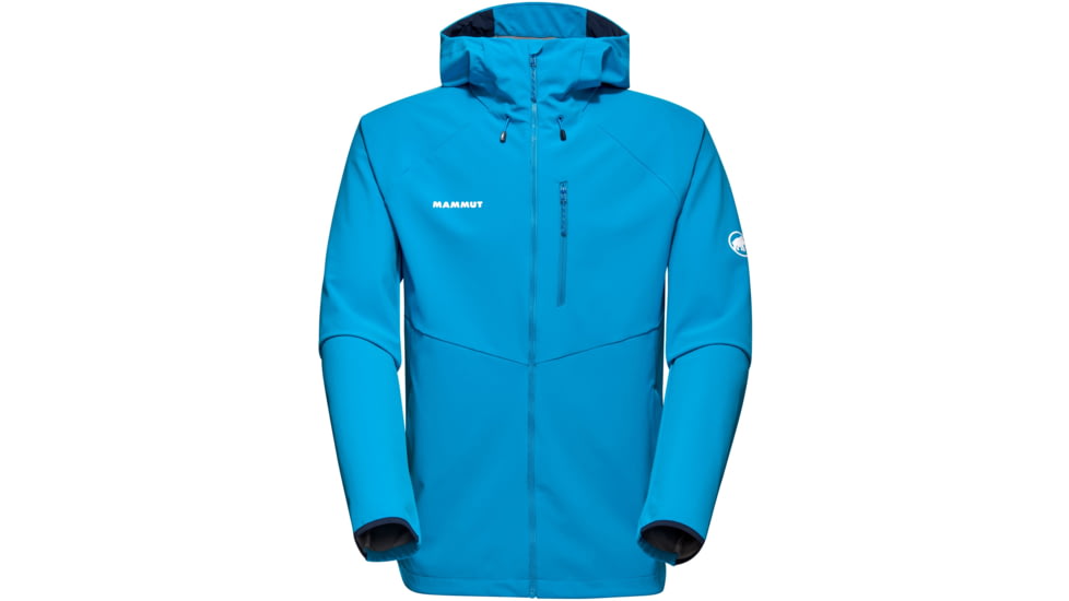 Mammut Ultimate Comfort SO Hooded Jacket - Mens, Glacier Blue, Extra Large, 1011-01910-50589-116
