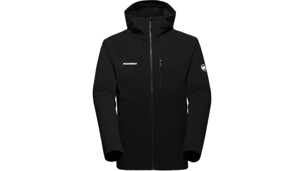 Mammut Ultimate Comfort SO Hooded Jacket - Mens, Black, Extra Large, 1011-02640-0001-116