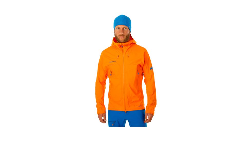 Mammut Ultimate Eisfeld SO Hooded Jacket - Mens, Sunrise, Large 1010-24720-2153-115