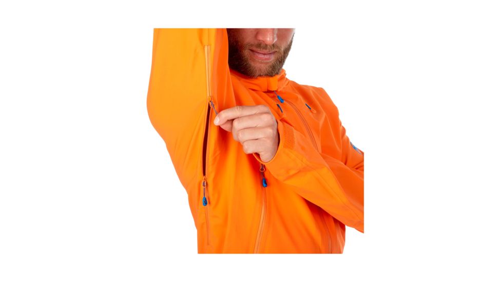 Mammut Ultimate Eisfeld SO Hooded Jacket - Mens, Sunrise, Large 1010-24720-2153-115