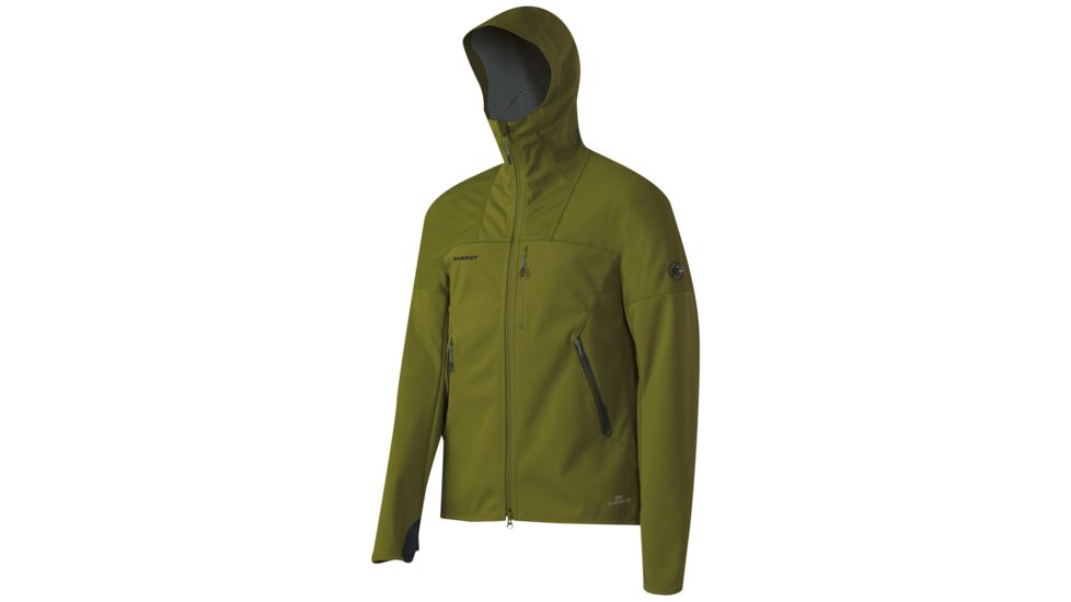 Mammut Ultimate Hoody - Men's-Aloe/Titanium-Small