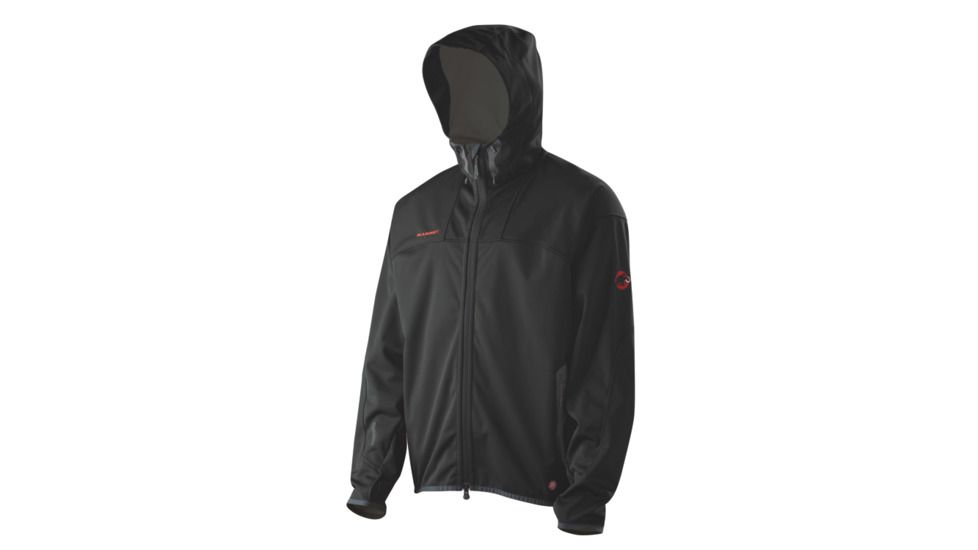 Mammut Ultimate Hoody - Men's-Large-Black/Peridot