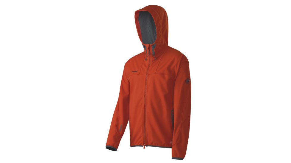 Mammut Ultimate Hoody - Men's-Small-Orange/Ginger