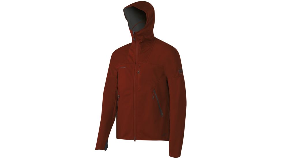 Mammut Ultimate Hoody - Men's-Maroon/Black-Small