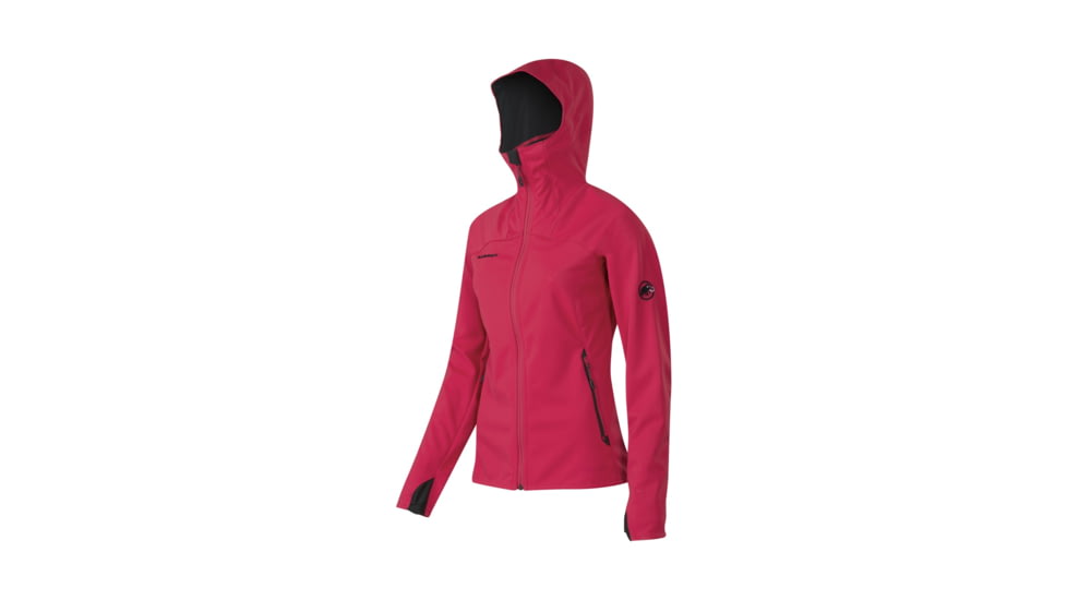 Mammut Ultimate Hoody-Women's-Small-Light Carmine/Black