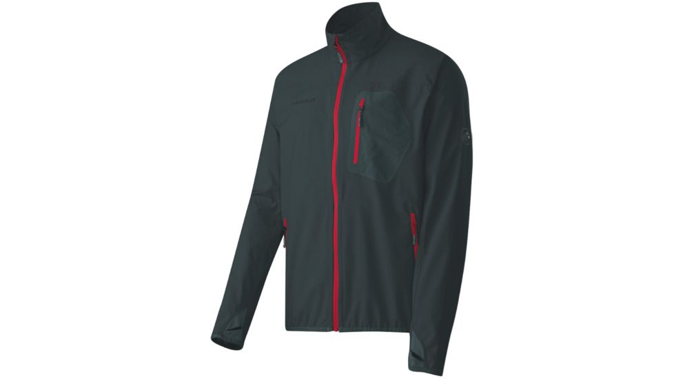 Mammut Ultimate Light Jacket - Men's-Black / Inferno-X-Large