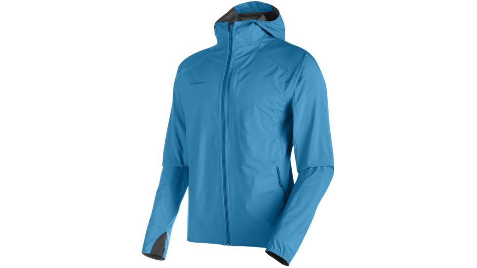 Mammut Ultimate Light SO Hooded Jacket - Men's-Atlantic-X-Large