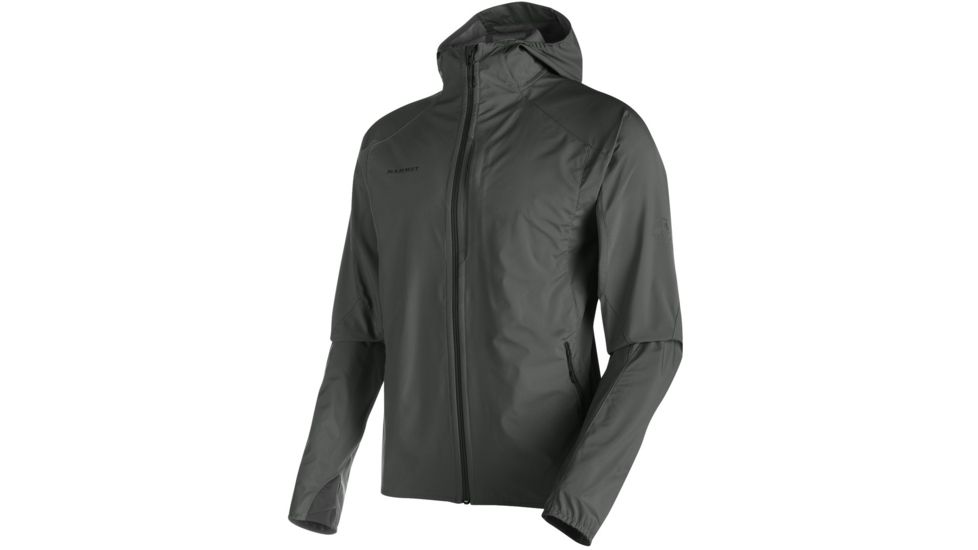 Mammut Ultimate Light SO Hooded Jacket - Men's-Graphite-XX-Large
