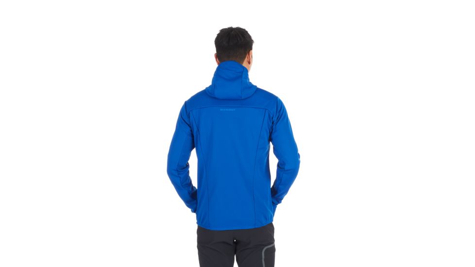 Mammut Ultimate V SO Hooded Jacket, Surf-Black, M, 1011-00061-50142-114