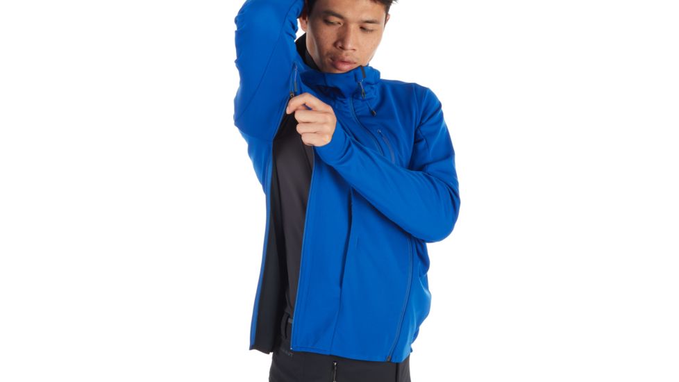 Mammut Ultimate V SO Hooded Jacket, Surf-Black, M, 1011-00061-50142-114