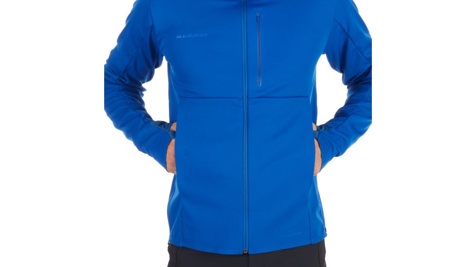 Mammut Ultimate V SO Hooded Jacket, Surf-Black, M, 1011-00061-50142-114