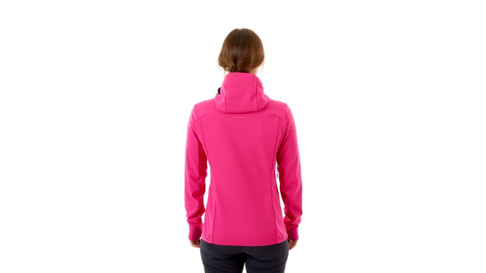 Mammut Ultimate V SO Hooded Jacket - Womens, Pink/Candy Melange, Medium, 1011-00072-6350-114