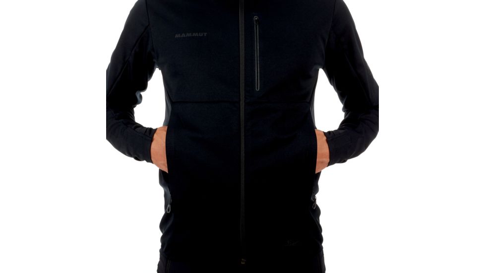 Mammut Ultimate V SO Jacket - Men's, Black/Black, Medium, 1011-00081-0052-114