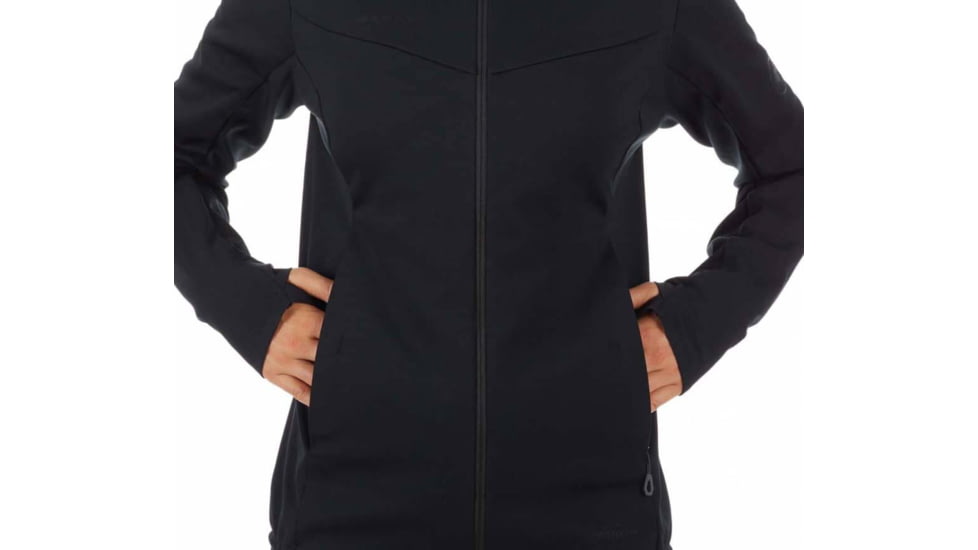 Mammut Ultimate V SO Jacket - Women's, Black/Black, Large, 1011-00092-0052-115