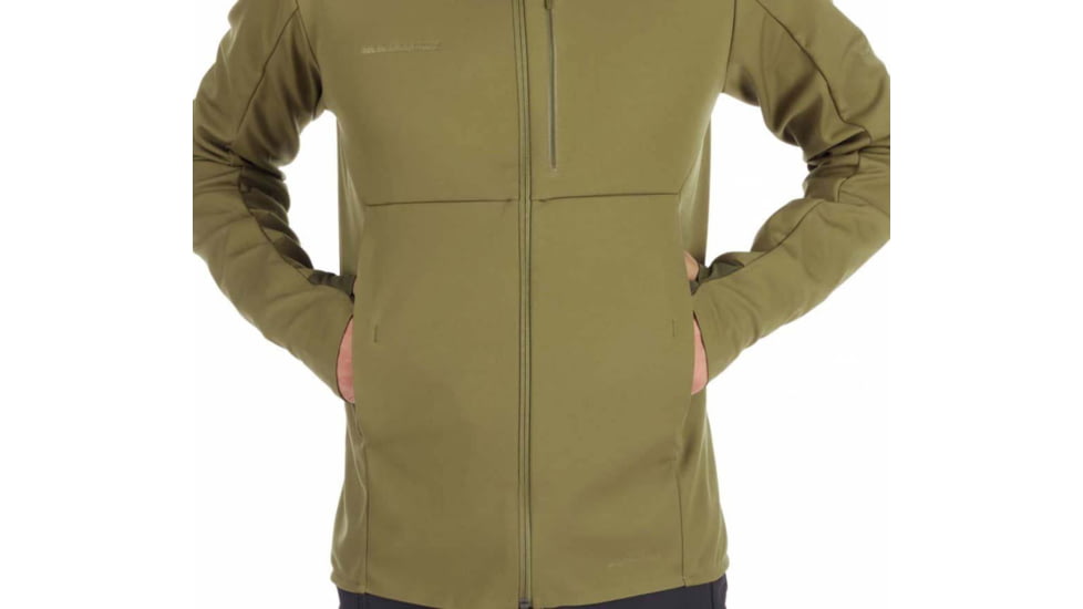 Mammut Ultimate V SO Jacket - Mens, Olive/Titanium Melange, 2XL, 1011-00081-40076-117