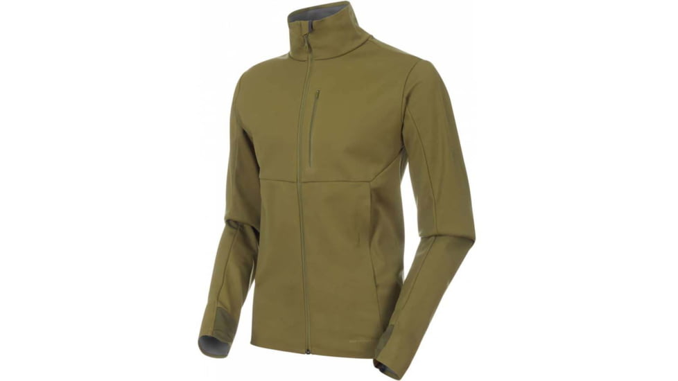 Mammut Ultimate V SO Jacket - Mens, Olive/Titanium Melange, 2XL, 1011-00081-40076-117