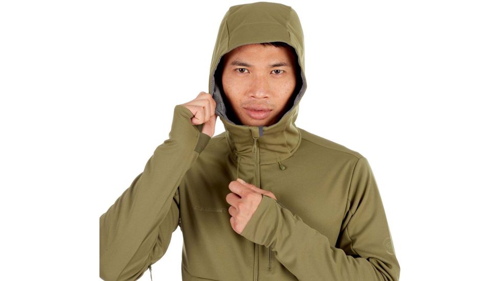 Mammut Ultimate V SO Jacket - Mens, Olive-Titanium Melange, Medium, 1011-00081-40076-114