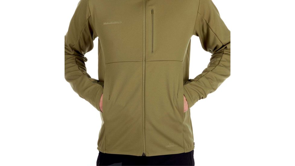 Mammut Ultimate V SO Jacket - Mens, Olive-Titanium Melange, Medium, 1011-00081-40076-114
