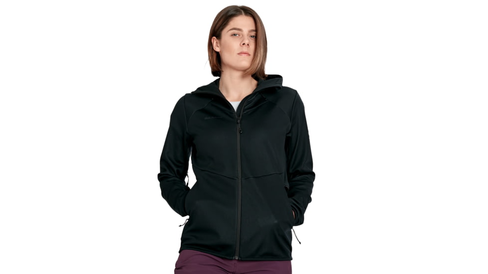 Mammut Ultimate VI SO Hooded Jacket - Womens, Black, Extra Small, 1011-01240-0001-112