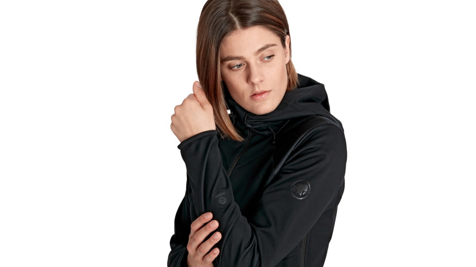 Mammut Ultimate VI SO Hooded Jacket - Womens, Black, Extra Small, 1011-01240-0001-112