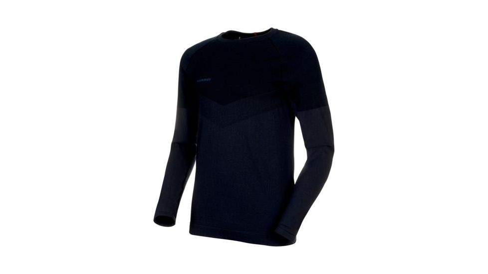 Mammut Vadret Longsleeve - Mens, Phantom/Black, Small, 1016-00460-00160-113