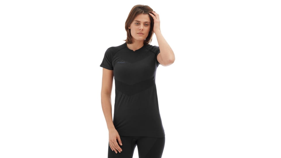 Mammut Vadret T-Shirt - Women's, Phantom/Black, Extra Small, 1017-01370-00160-112