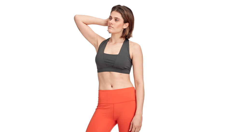 Mammut Vella Bra - Womens, Phantom Melange, Large, 1017-02110-00158-115