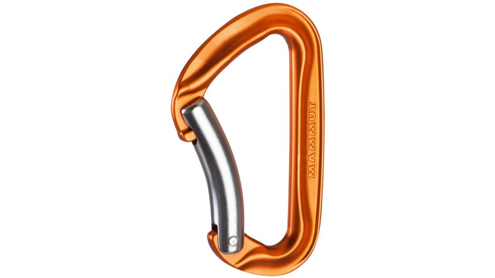 Mammut Wall Key Lock Carabiner-Orange-Bent Gate